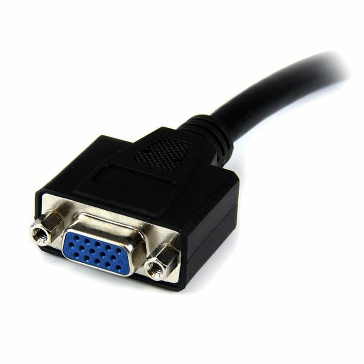 DVI-I til VGA-Kabel Startech DVIVGAMF8IN Svart 0,2 m